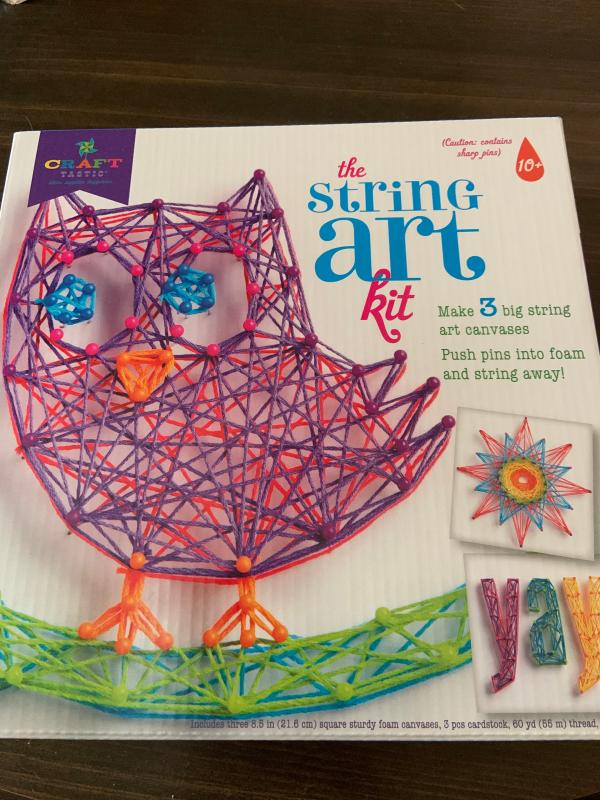 Craft-tastic DIY String Art – Craft Kit for Kids – Everything Included for  3 Fun Arts & Crafts Projects – Owl Series - 854982006839