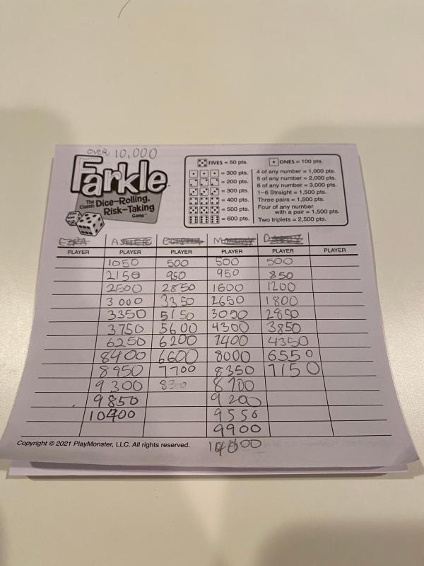 Farkle Score Sheets – PlayMonster for Free Printable 5 Crowns Score Sheet Pdf Pdf