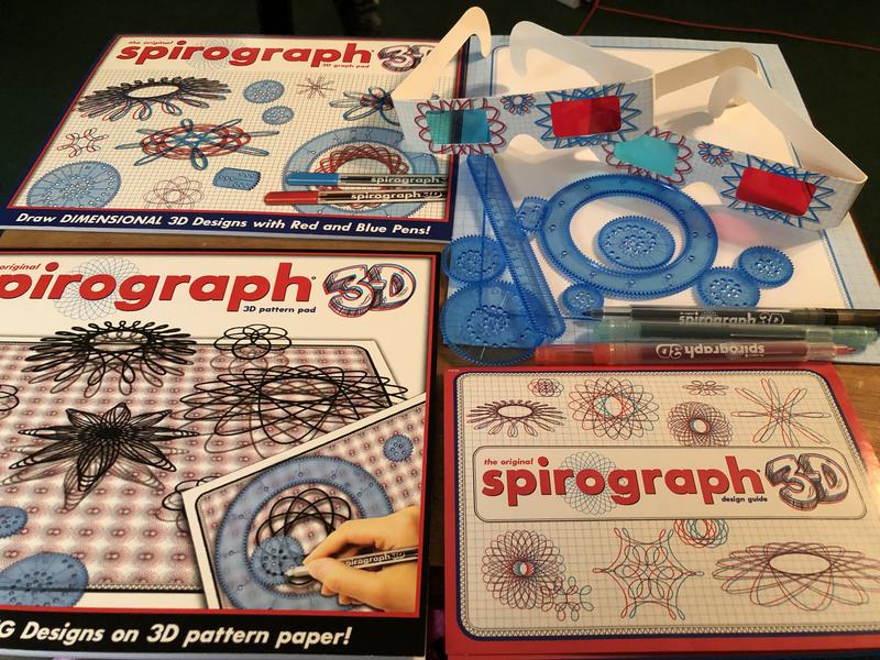  Spirograph 3D - The Classic Way to Make Amazing 3D Designs -  See Your Designs Pop Off The Page! - Ages 8+ : Toys & Games