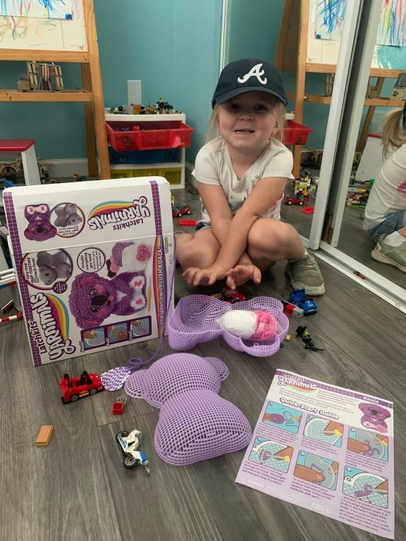 My little girl didn't work on this but she was so excited for her stuffed animal!