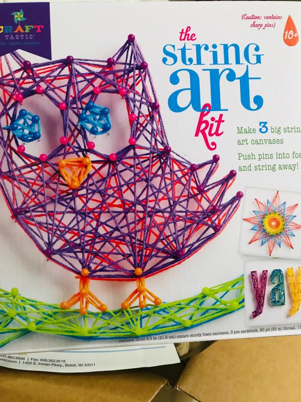 Craft-tastic The 3D String Art Kit - Over the Rainbow