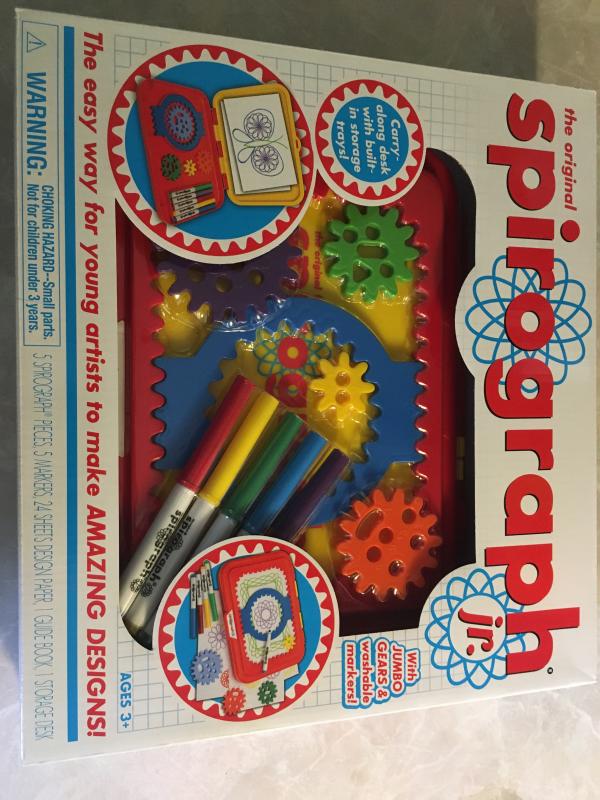 Spirograph - Introduce your aspiring artist to the amazing world of  #Spirograph! The ALL-NEW Spirograph Jr. is specially designed for younger  artists, featuring jumbo-sized gears, washable markers and a handy  carry-along case