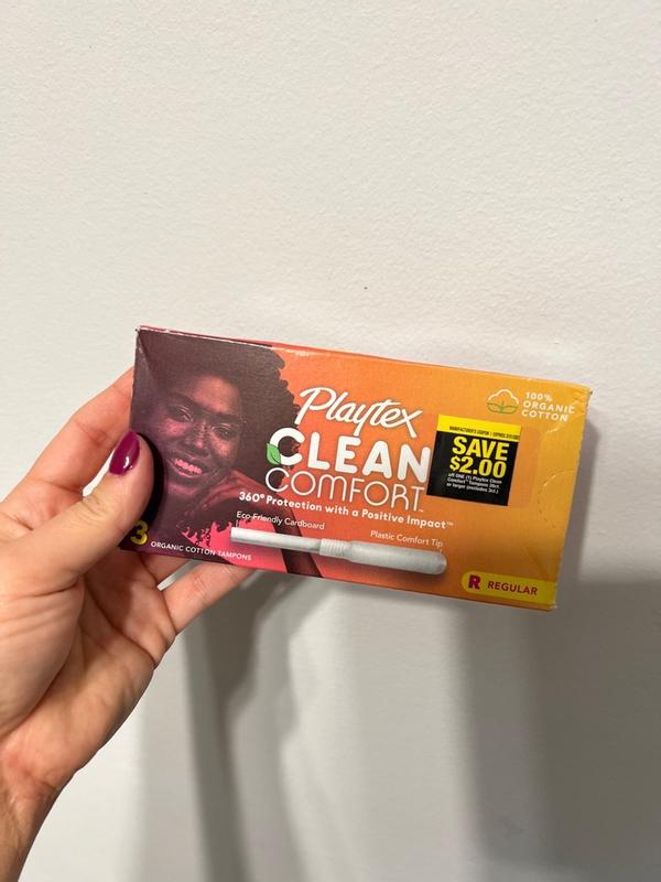 Playtex® Clean Comfort™ 28Count Tampons Regular and Super Absorbency