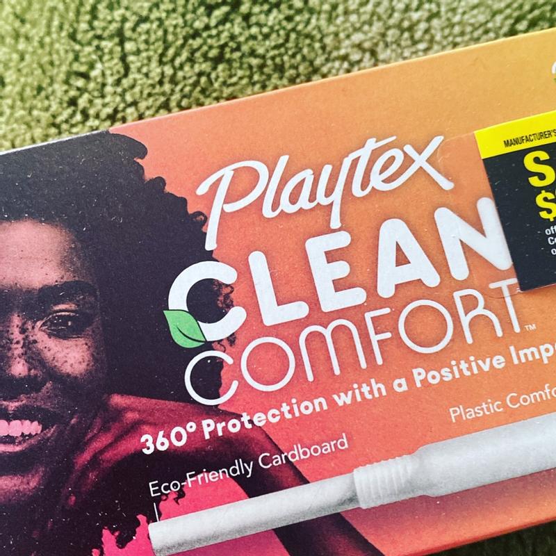 Playtex® Clean Comfort™ 28Count Tampons Regular and Super Absorbency