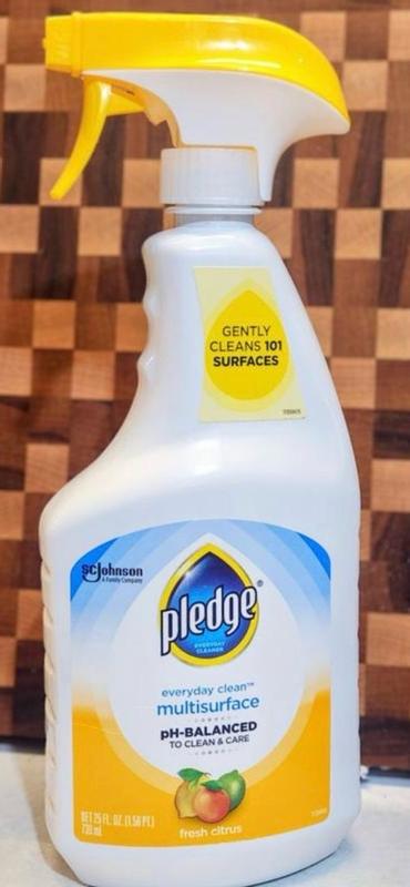 Pledge pH Balanced Everyday Clean Multisurface Cleaner Clean Citrus ...