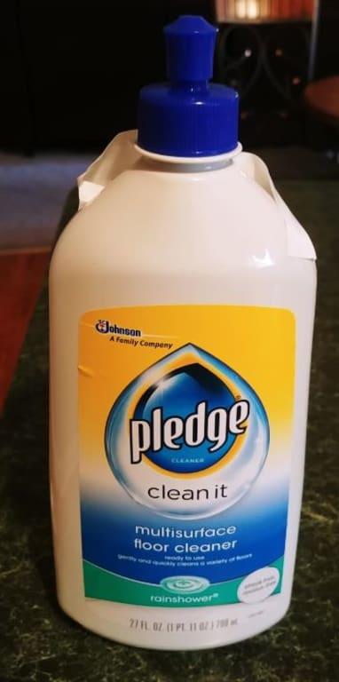 Pledge 4-in-1 Wood Floor Cleaner, Citrus - 27 fl oz bottle