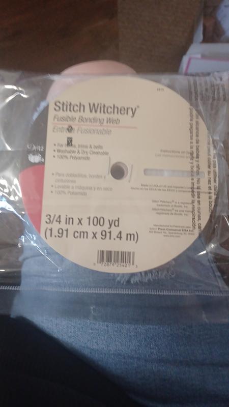 Dritz Stitch Witchery Fusible Bonding Web Narrow-.25X20yd 