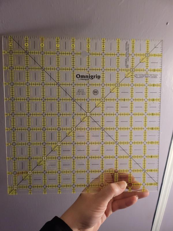 5 x 5 NonSlip Quilting Ruler Klum House, Quilting Rulers Non Slip