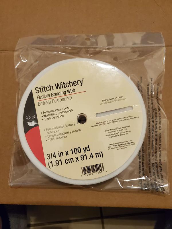 Dritz Stitch Witchery Fusible Bonding Web Ultra-Light-.625X20yd 