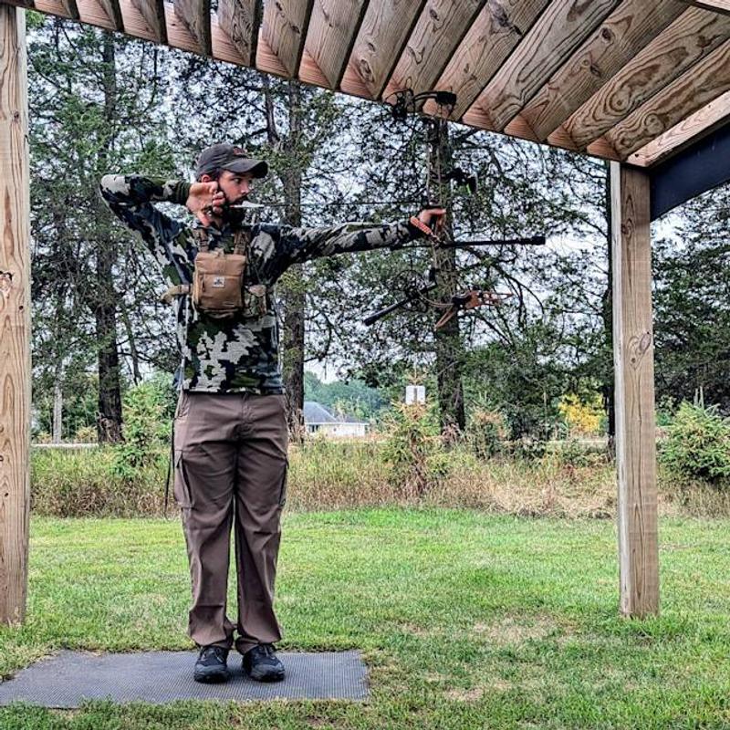 Customer photo for "Excellent Pant for the Outdoors—Choose Your Fit Carefully"