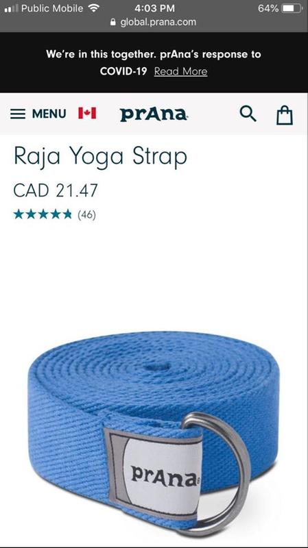 yoga belt online