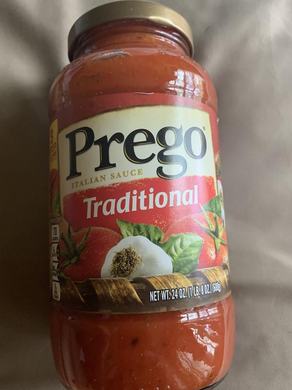 Prego 100% Natural Traditional Pasta Sauce (24 Ounce, Pack Of 12)