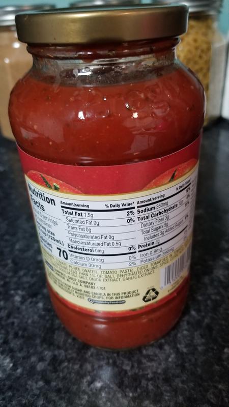 Prego Pasta Sauce Low Sodium (3 x 45 oz), Delivery Near You