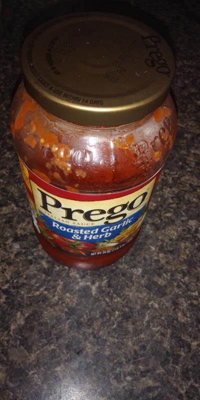 (3 pack) Prego Pasta Sauce, Italian Tomato Sauce with Roasted Garlic &  Herbs, 24 oz Jar