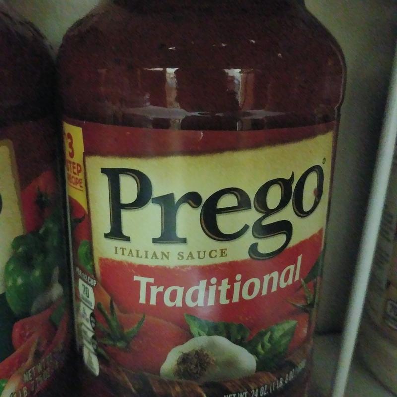 Prego Pasta Sauce, Traditional, 67 oz. Jar, Pack of 2 