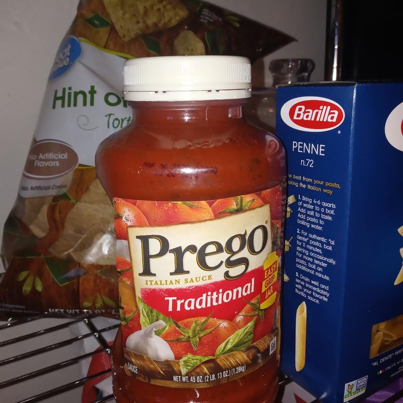 Prego Pasta Sauce, Flavored with Meat, 67 oz