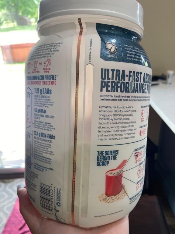 Photo submitted with review of product