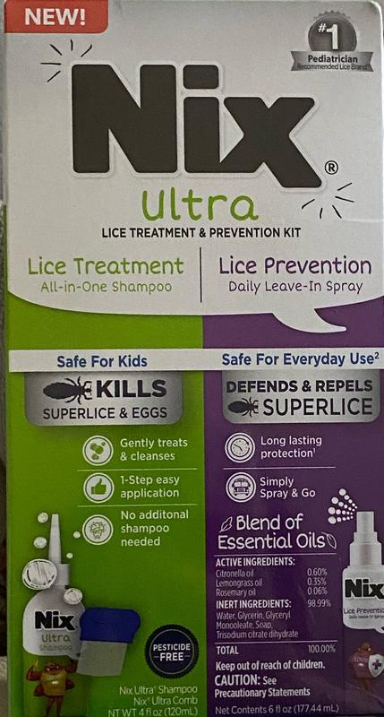 Nix Ultra Lice Shampoo All-in-one Lice Treatment Kit - 4 Fl Oz : Target