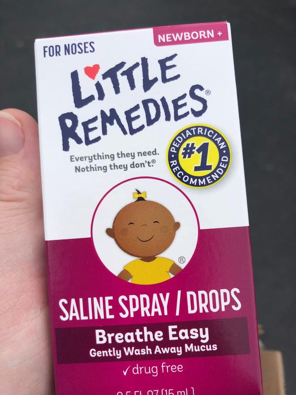 Little remedies best sale saline mist newborn