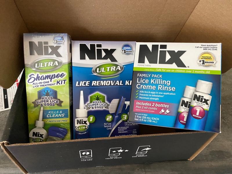 Nix® Lice Treatment Permethrin Cream & Spray