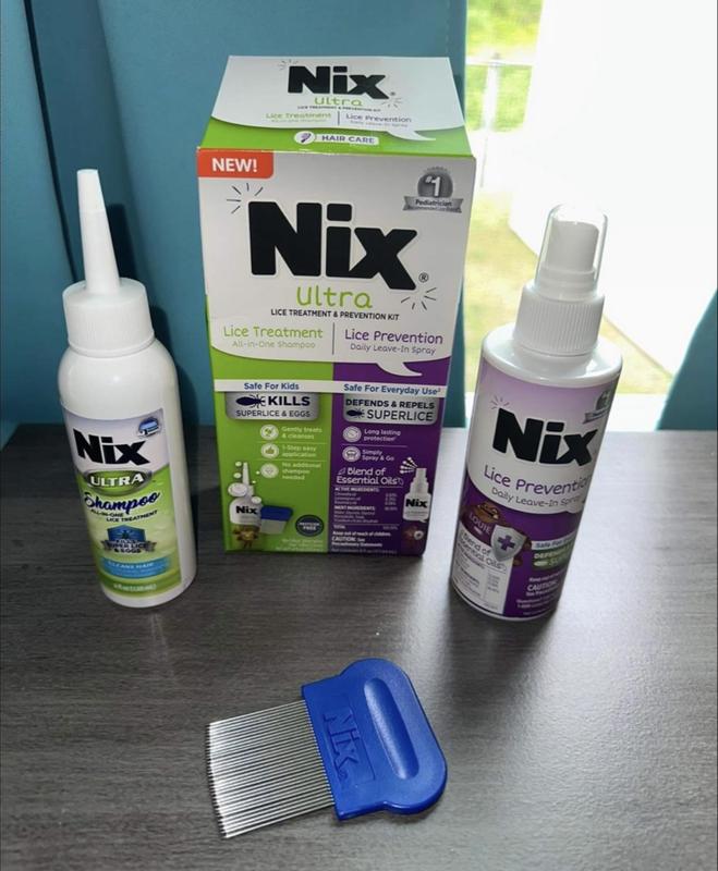 Nix Complete Lice Treatment Kit Lice Removal Treatment For Hair And Home -  9 Fl Oz : Target