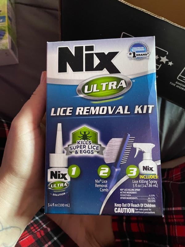 Nix Nix Ultra Lice Removal Kit, Kills Super Lice & Eggs
