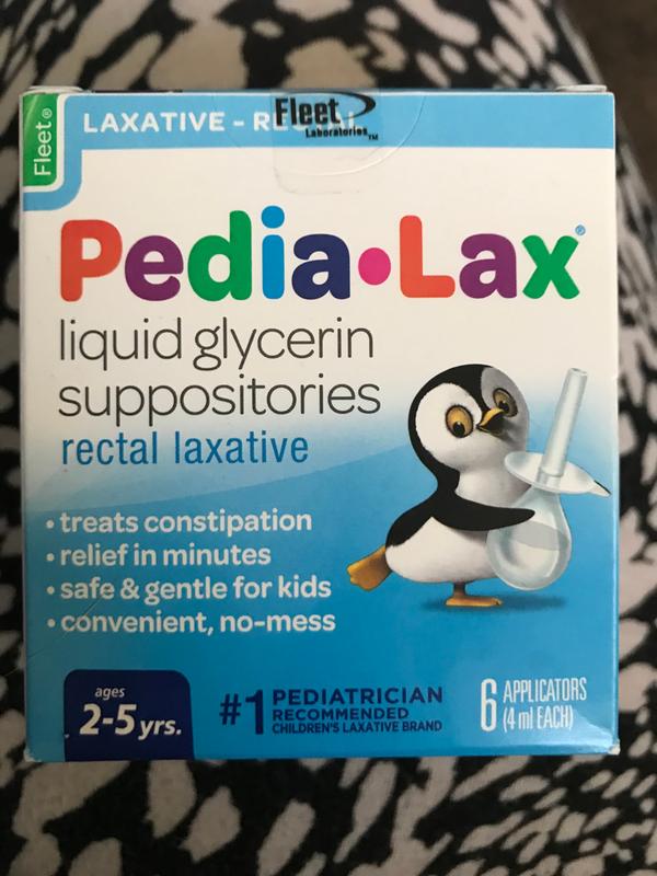 Fleet Pedia-Lax Liquid Glycerin Suppositories - 6 count, 4 ml each
