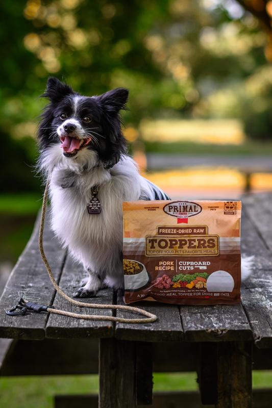 Primal Pet Foods Freeze Dried Raw Topper Cupboard Cuts Pork