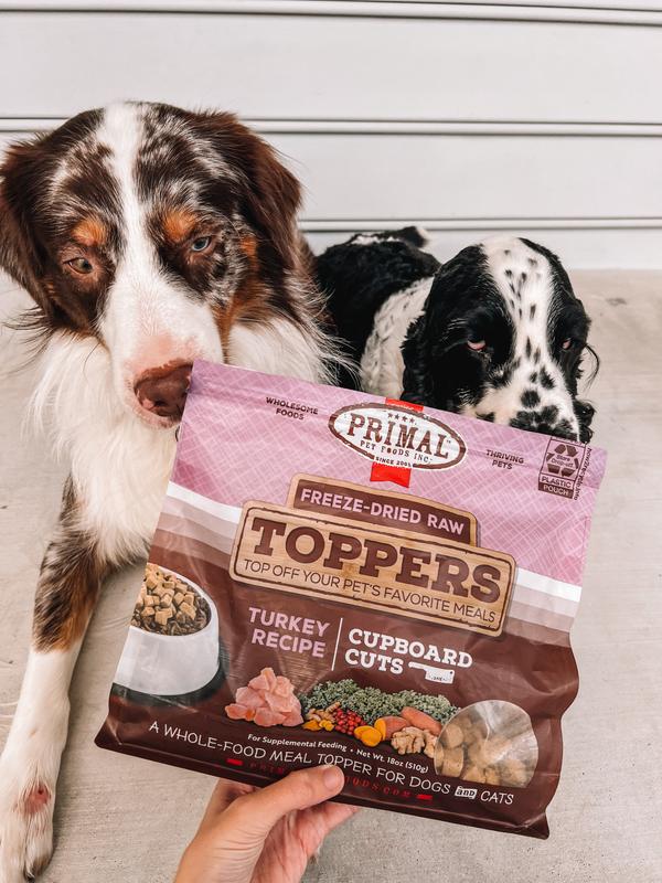Primal Pet Foods Freeze Dried Raw Topper Cupboard Cuts Turkey