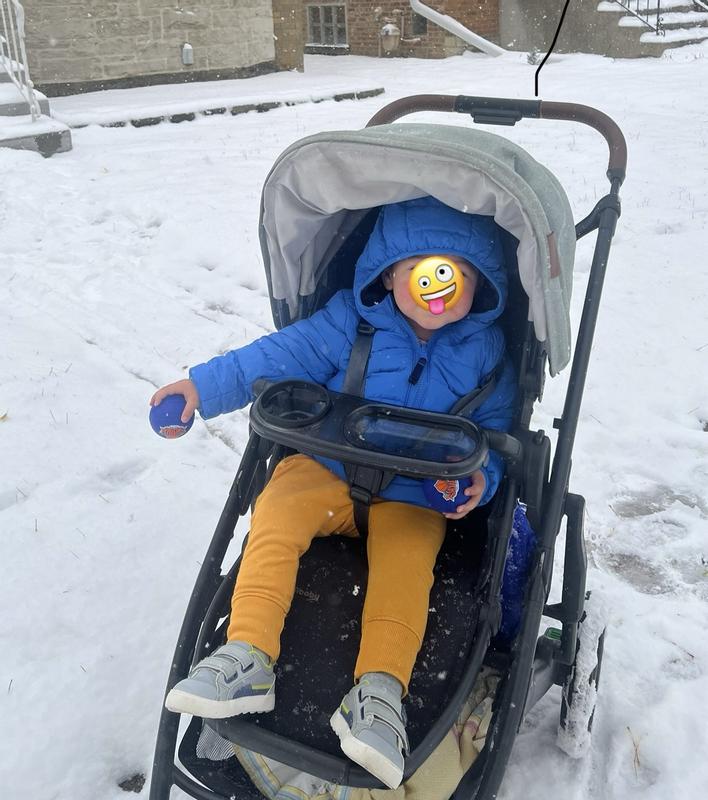 Customer photo for "Warm and cozy. Bulkier than puffer."