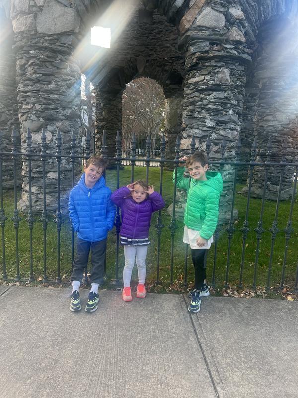 Customer photo for "Bright and bold colors, warm and light weight."