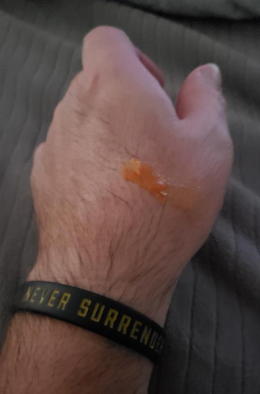 Photo submitted with review of product