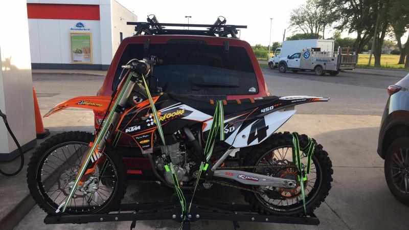 tow hitch dirt bike rack