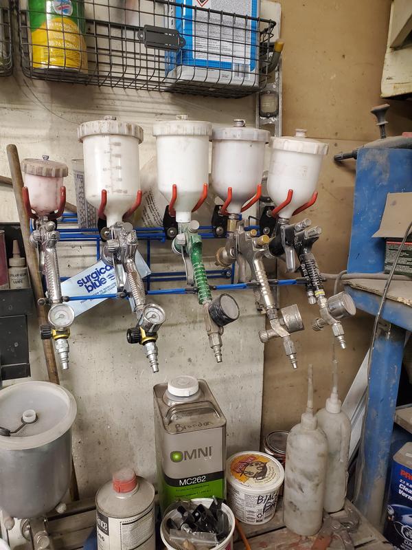 WallMount Paint Spray Gun Holder