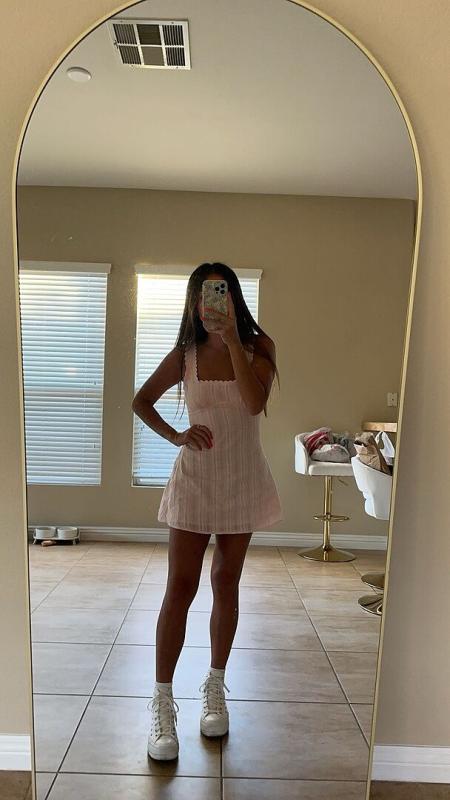 Customer photo for "my favorite dress every. it’s"