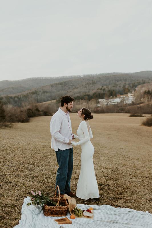 Customer photo for "Perfect dress for engagement shoot"