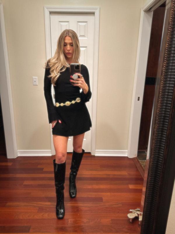 Customer photo for "My favorite dress ever now."