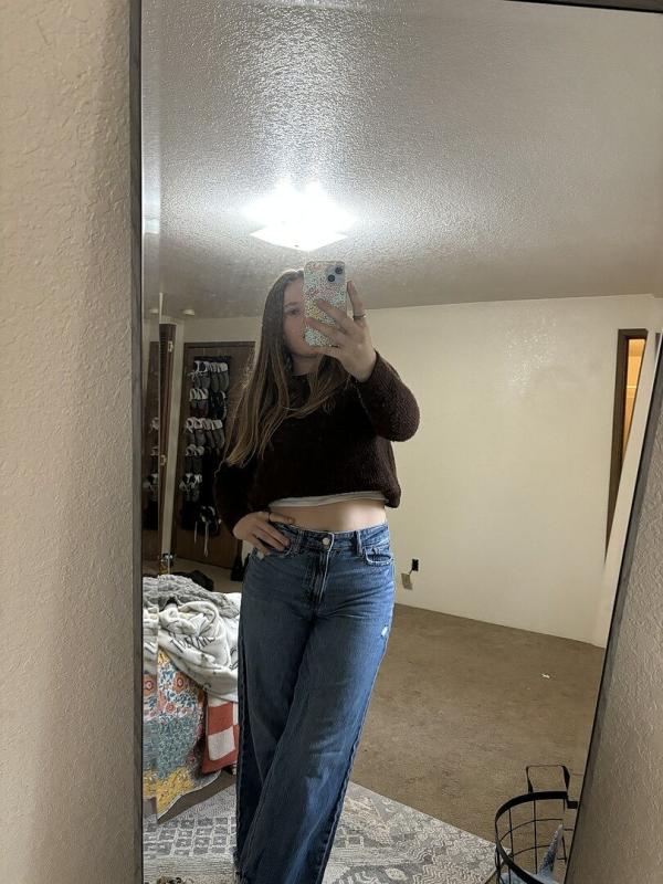 Customer photo for "I love this sweater! It’s"