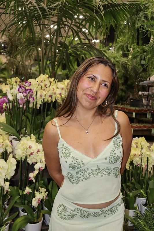 Customer photo for "The Pappilion Top in Sage"