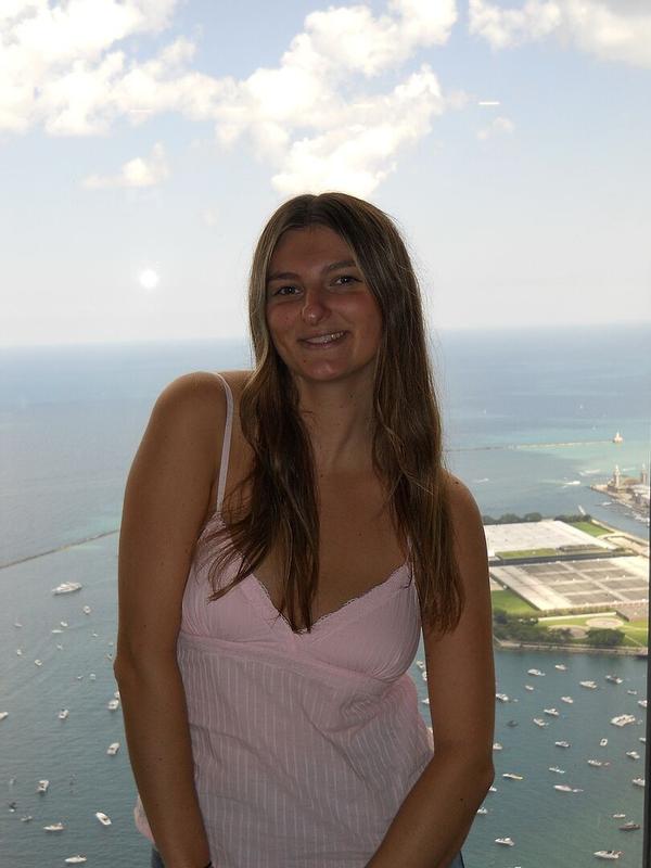 Customer photo for "Such a flattering top and"
