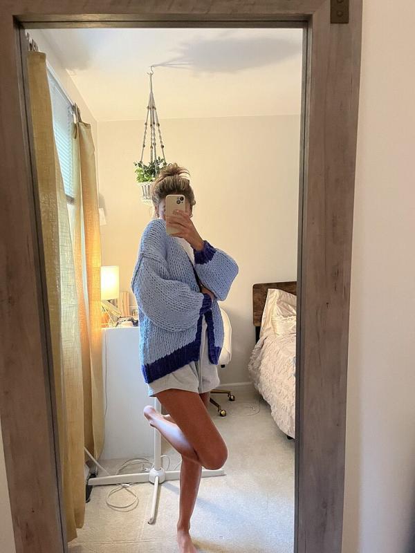 Customer photo for "So comfy and perfectly oversized,"