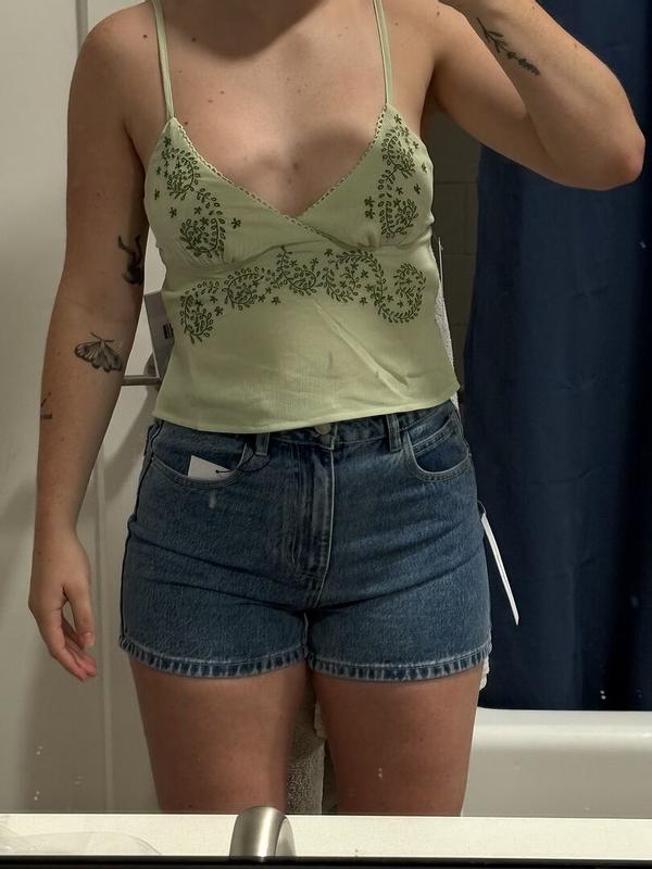 Customer photo for "This top fits so well!"