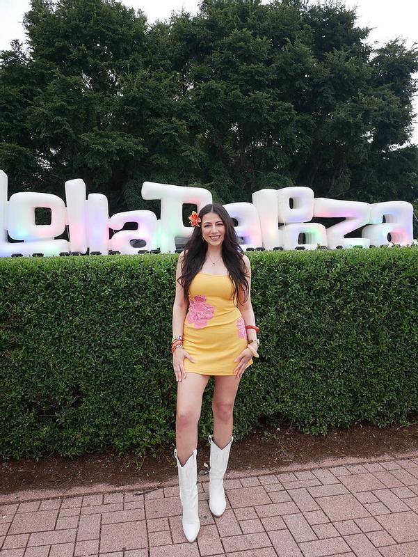 Customer photo for "I wore this to Lolla"