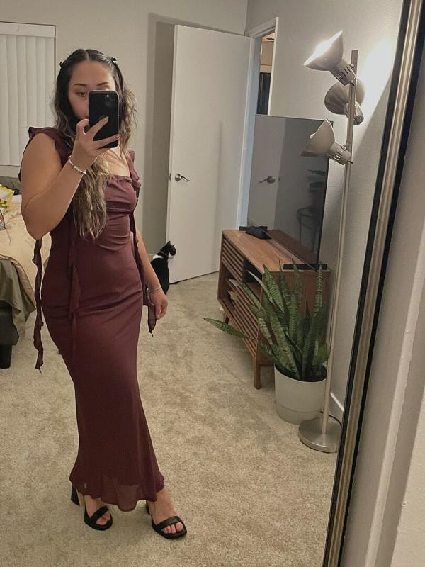 Customer photo for "Flattering, Perfect for a Holiday Party!"