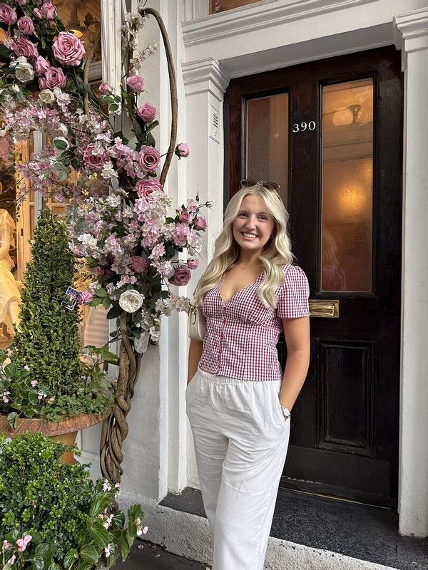 Customer photo for "This top is perfect for"