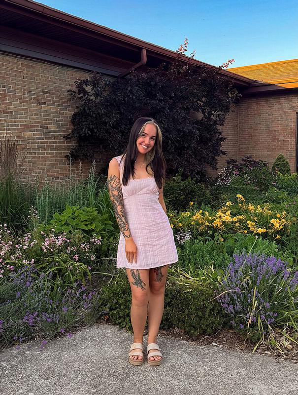 Customer photo for "Super cute dress! Fits true"