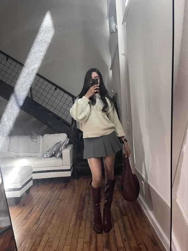 Customer photo for "Absolutely love this sweater! It"