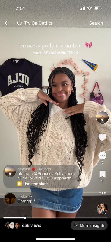 Customer photo for "Anaya Oversized Sweater"