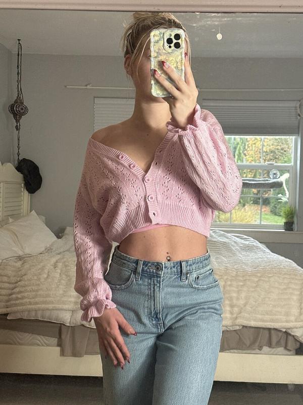 Customer photo for "this is the cutest cardigans"