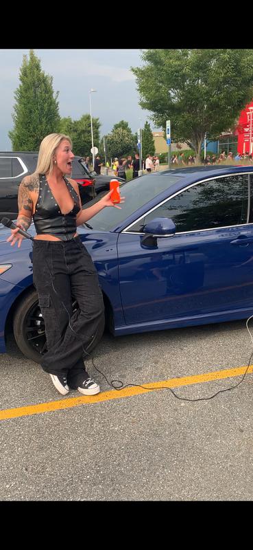 Customer photo for "I recently wore this top"